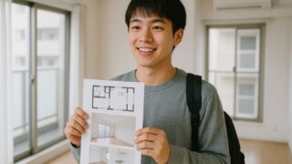 田舎から出てきた男性