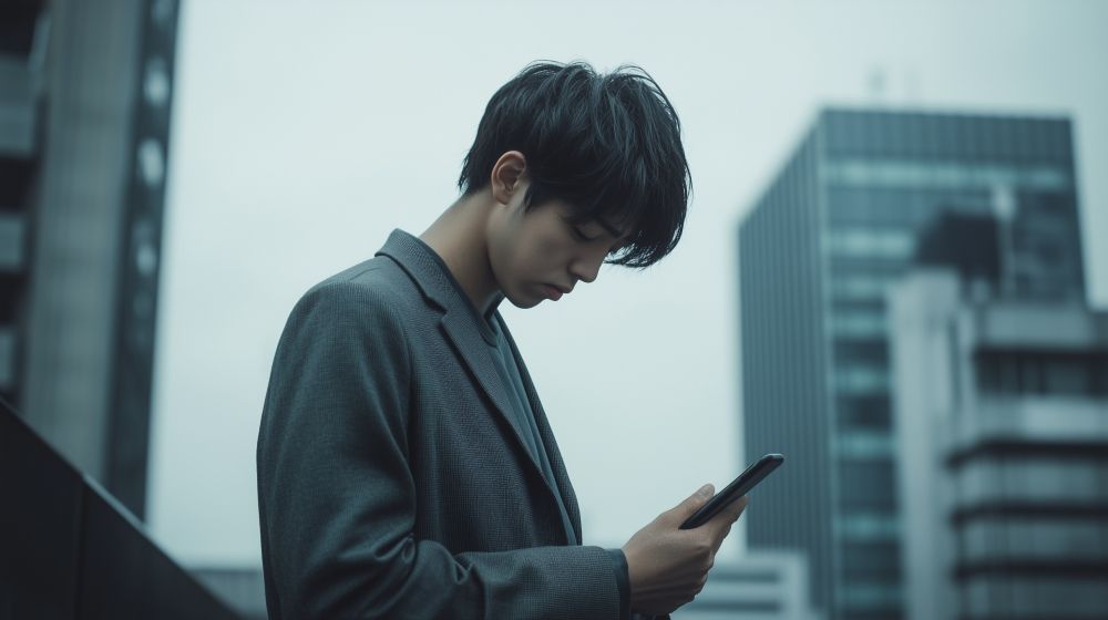 地元に仕事がなくて悩む男性